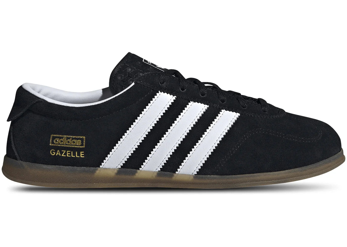 adidas Gazelle Lo Pro Black White Gum (Women's)