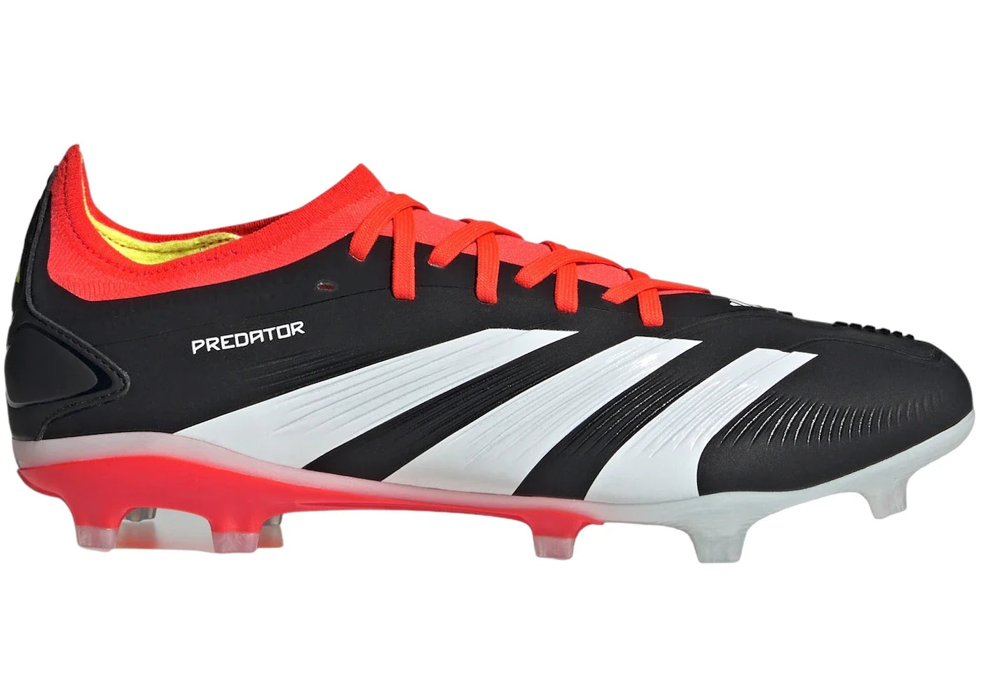 adidas Predator 24 Pro FG Core Black Cloud White Solar Red