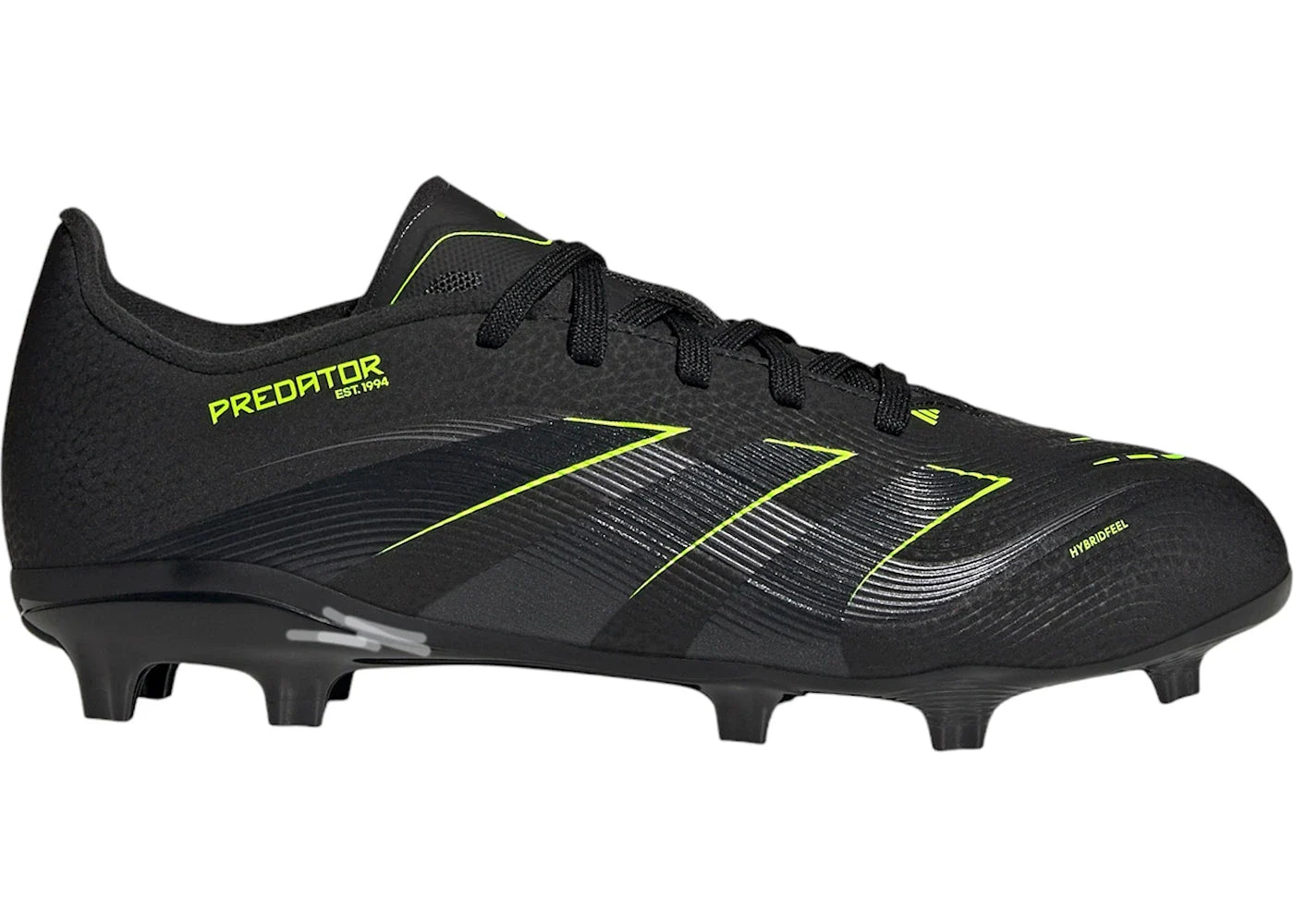 adidas Predator League FG/MG Core Black Carbon Lucid Lemon (GS)