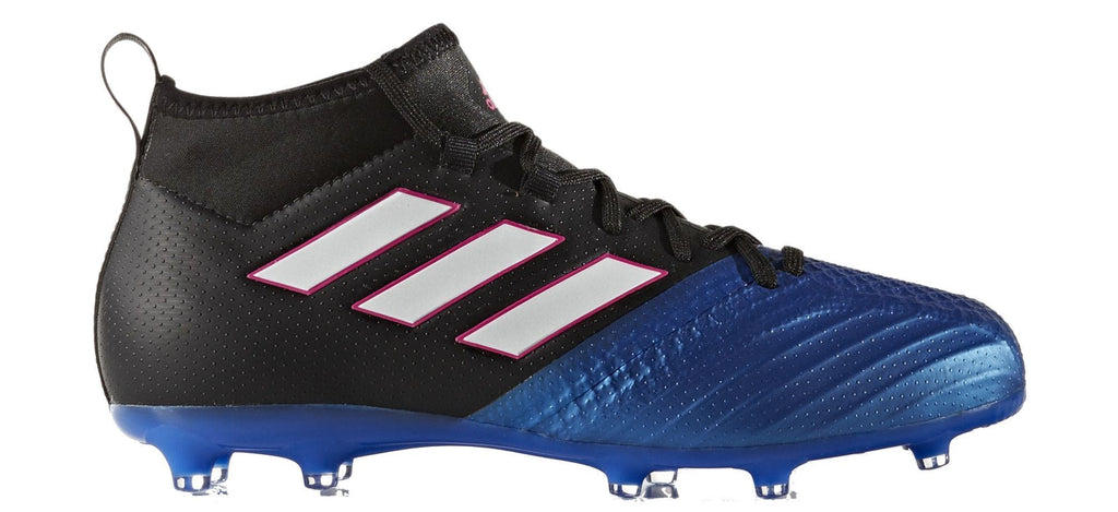 2026 New Arrival adidas ACE 17.1 FG Youth Firm Ground Soccer Cleats Black/White/Blue wholesalehk.shop