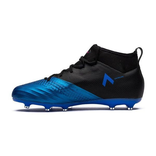 2026 New Arrival adidas ACE 17.1 FG Youth Firm Ground Soccer Cleats Black/White/Blue wholesalehk.shop