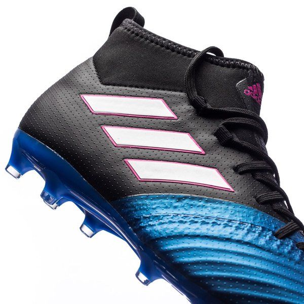 2026 New Arrival adidas ACE 17.1 FG Youth Firm Ground Soccer Cleats Black/White/Blue wholesalehk.shop