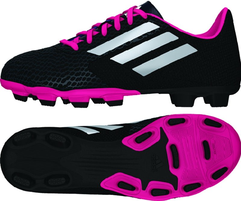 2026 New Arrival adidas Conquisto FG J Black/Pink wholesalehk.shop
