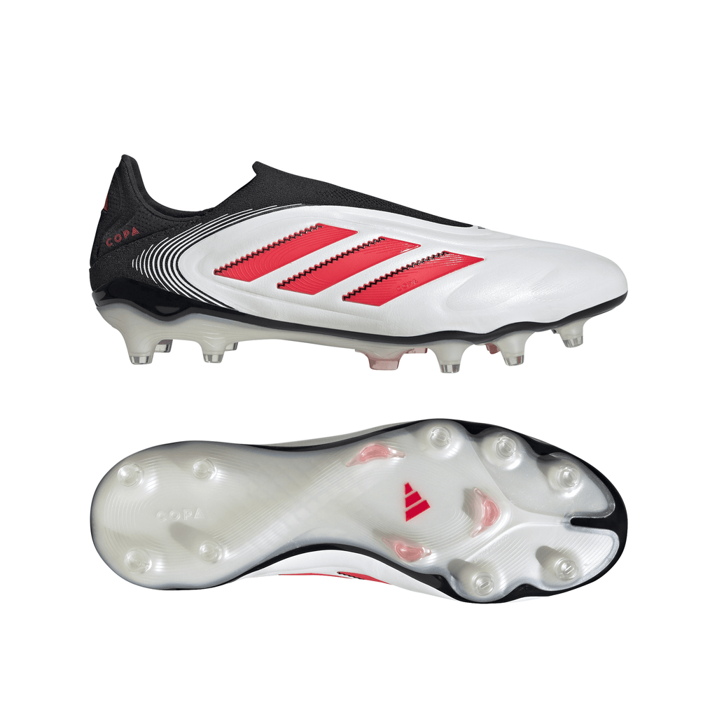 2026 New Arrival adidas Copa Pure 3 Elite Laceless FG Men´s Soccer Cleats - White/Red/Black wholesalehk.shop