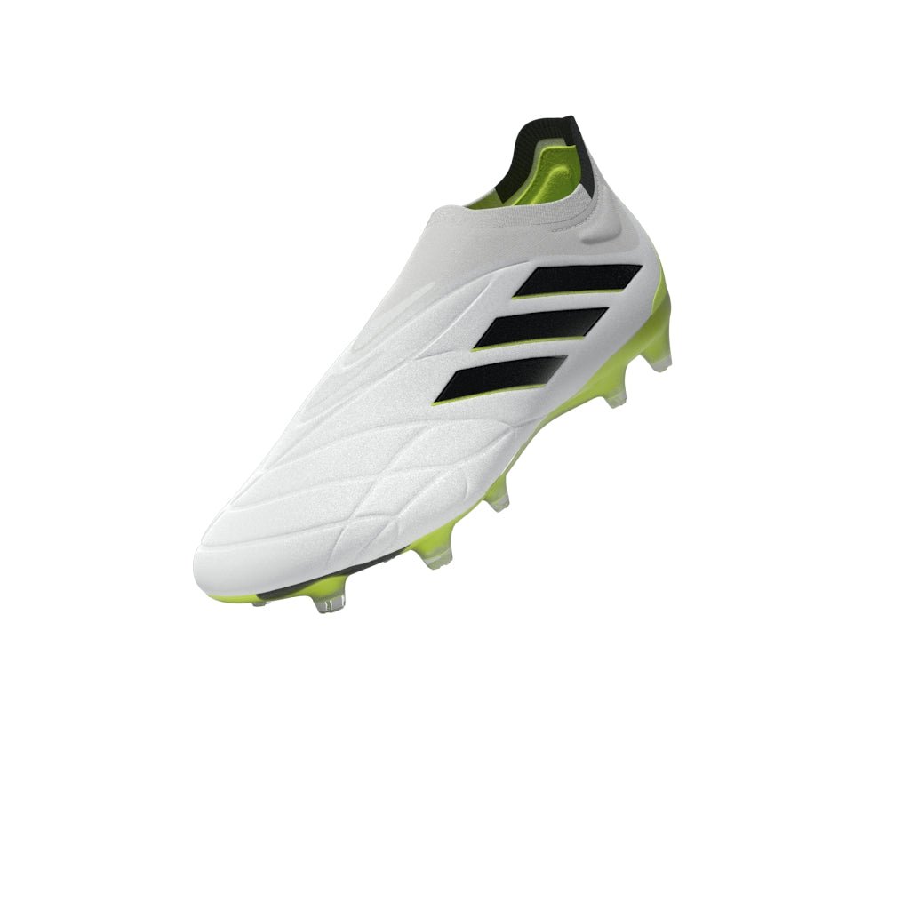 2026 New Arrival adidas Copa Pure+ FG Firm Ground Soccer Cleats White/Black/Lucid Lemon wholesalehk.shop