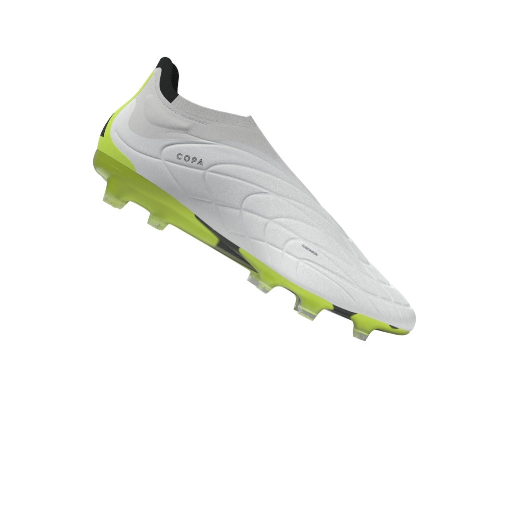 2026 New Arrival adidas Copa Pure+ FG Firm Ground Soccer Cleats White/Black/Lucid Lemon wholesalehk.shop