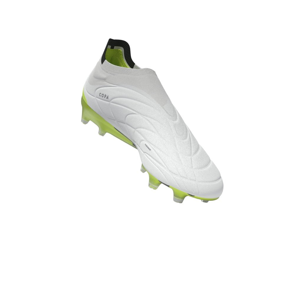 2026 New Arrival adidas Copa Pure+ FG Firm Ground Soccer Cleats White/Black/Lucid Lemon wholesalehk.shop
