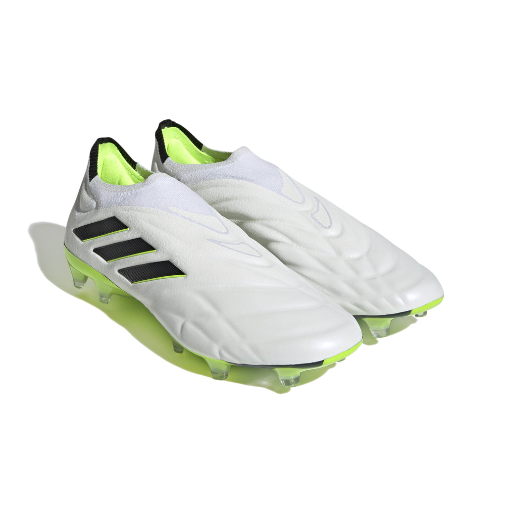 2026 New Arrival adidas Copa Pure+ FG Firm Ground Soccer Cleats White/Black/Lucid Lemon wholesalehk.shop