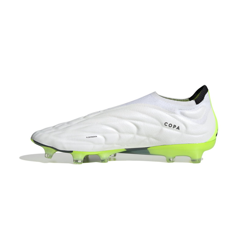 2026 New Arrival adidas Copa Pure+ FG Firm Ground Soccer Cleats White/Black/Lucid Lemon wholesalehk.shop