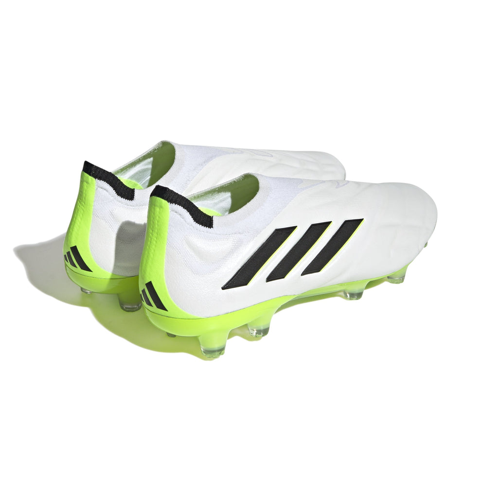 2026 New Arrival adidas Copa Pure+ FG Firm Ground Soccer Cleats White/Black/Lucid Lemon wholesalehk.shop