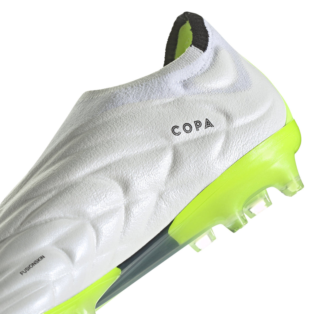2026 New Arrival adidas Copa Pure+ FG Firm Ground Soccer Cleats White/Black/Lucid Lemon wholesalehk.shop