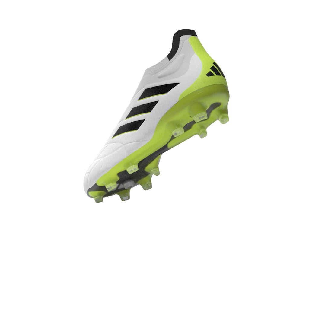 2026 New Arrival adidas Copa Pure+ FG Firm Ground Soccer Cleats White/Black/Lucid Lemon wholesalehk.shop