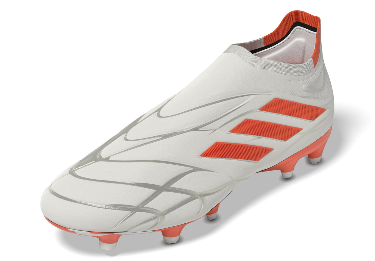 2026 New Arrival adidas Copa Pure+ FG Firm Ground Soccer Cleats White/Solar Orange wholesalehk.shop