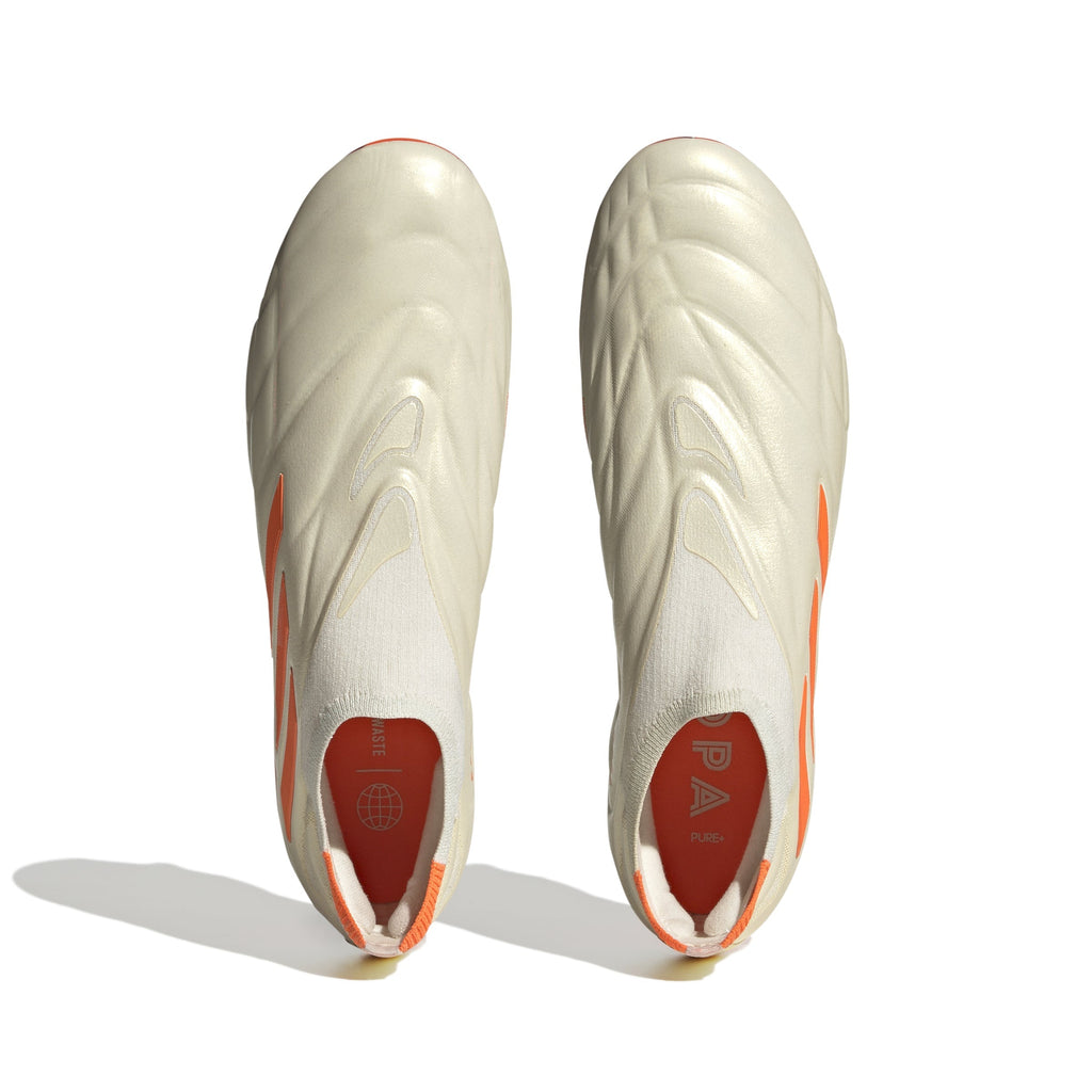 2026 New Arrival adidas Copa Pure+ FG Firm Ground Soccer Cleats White/Solar Orange wholesalehk.shop