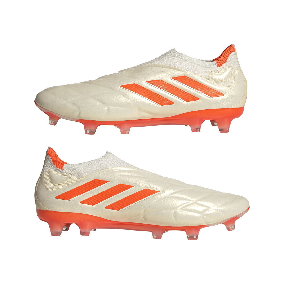2026 New Arrival adidas Copa Pure+ FG Firm Ground Soccer Cleats White/Solar Orange wholesalehk.shop
