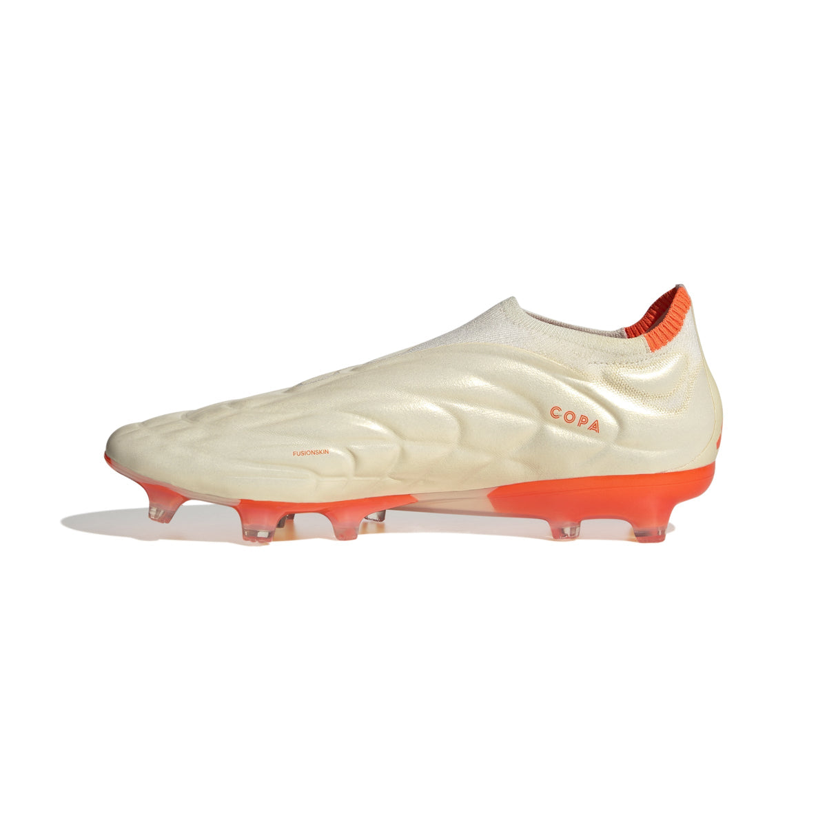 2026 New Arrival adidas Copa Pure+ FG Firm Ground Soccer Cleats White/Solar Orange wholesalehk.shop