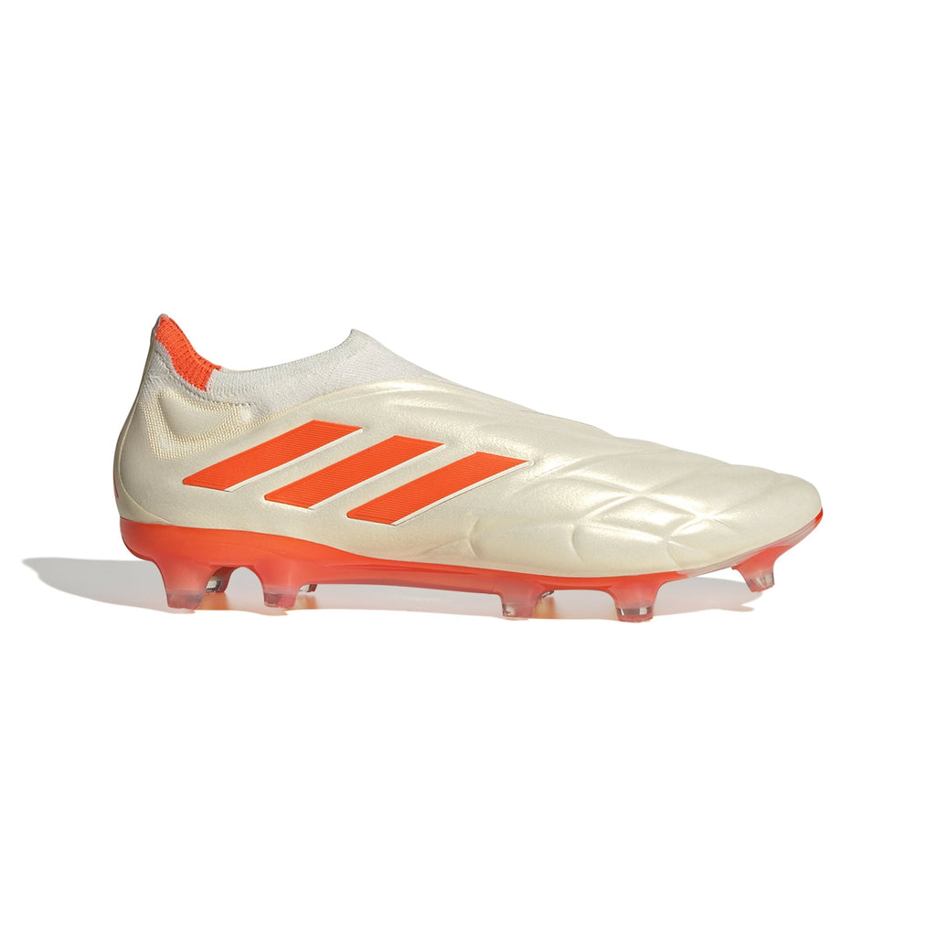 2026 New Arrival adidas Copa Pure+ FG Firm Ground Soccer Cleats White/Solar Orange wholesalehk.shop