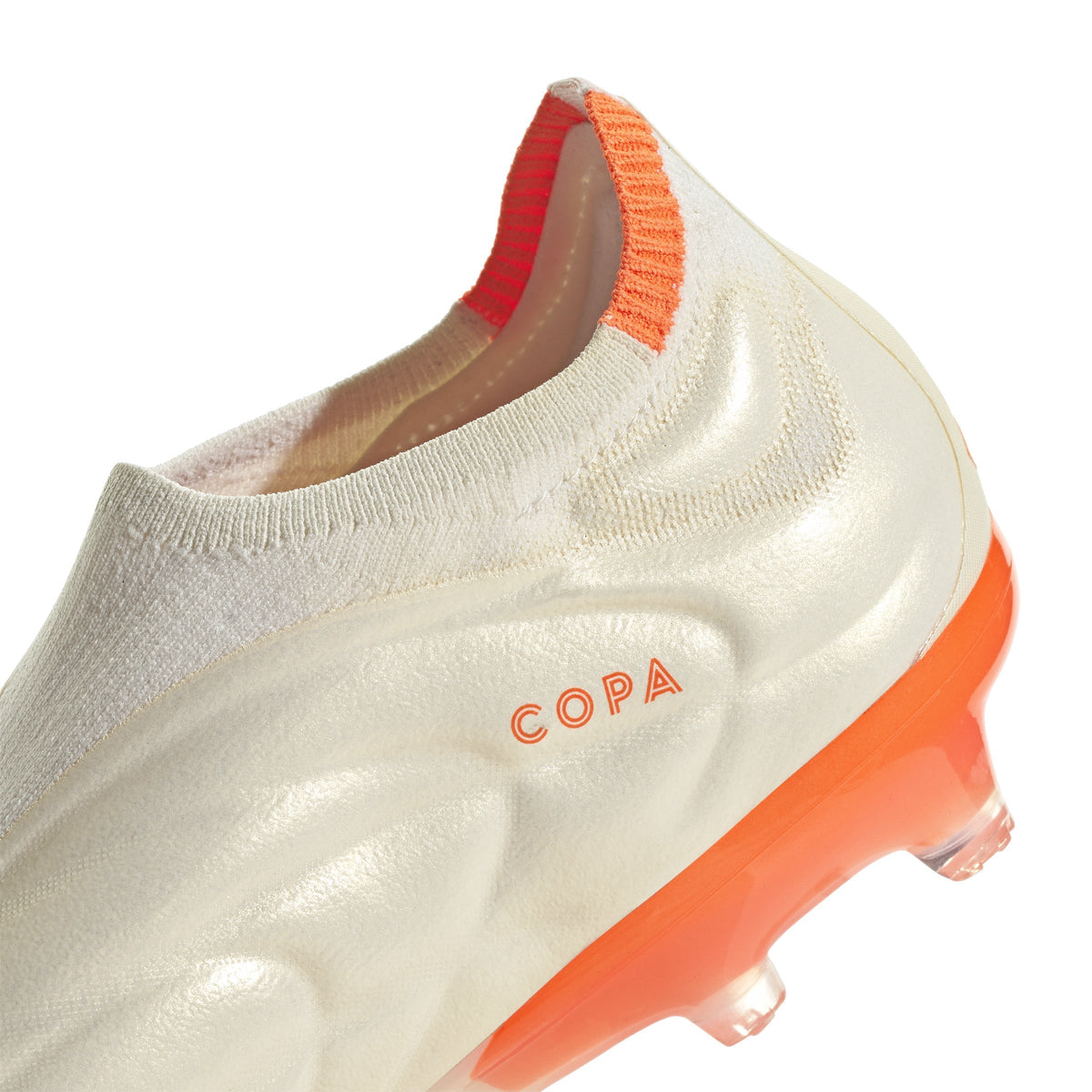 2026 New Arrival adidas Copa Pure+ FG Firm Ground Soccer Cleats White/Solar Orange wholesalehk.shop