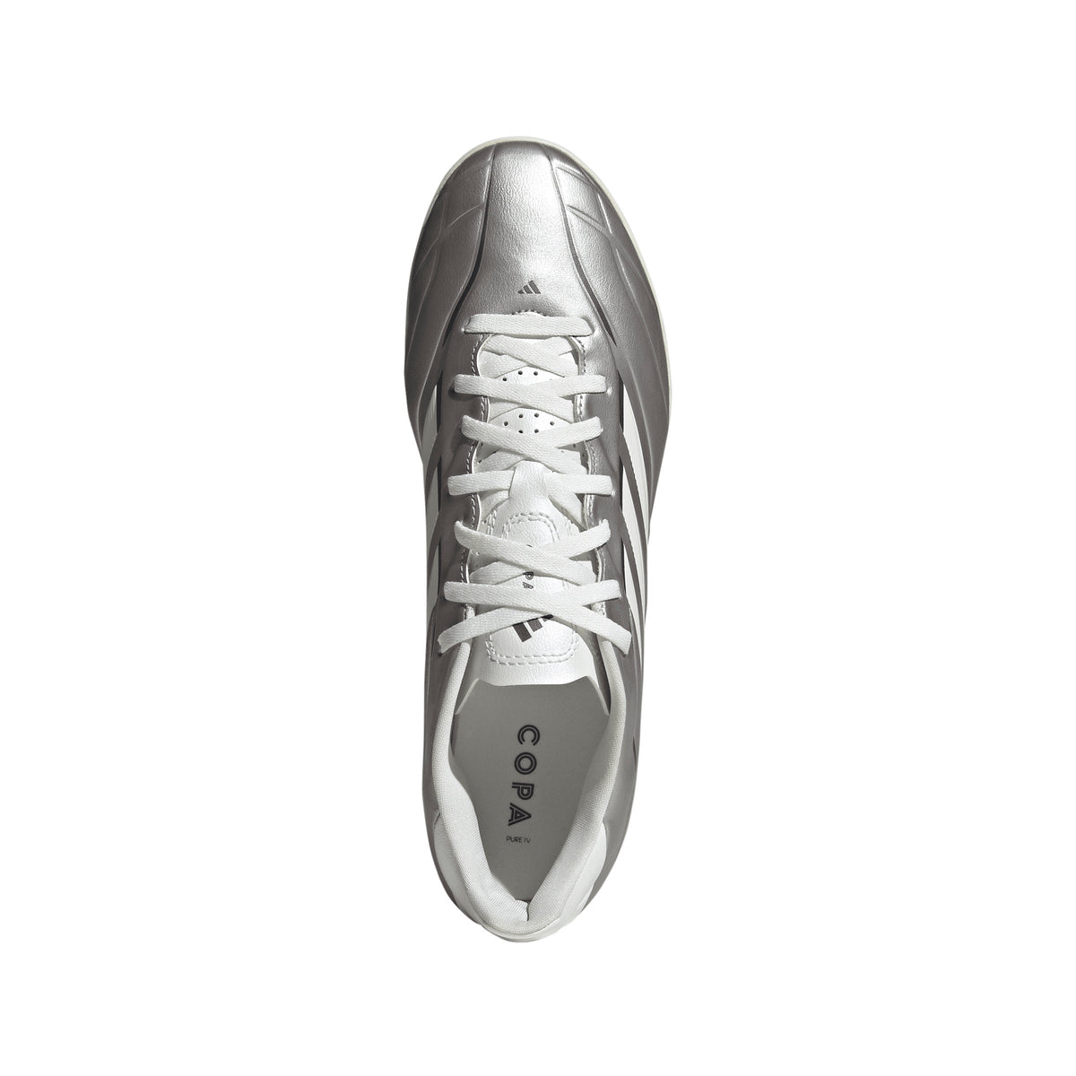 2026 New Arrival adidas Copa Pure IV Club TF Turf Men's Soccer Cleats - Metal Silver wholesalehk.shop