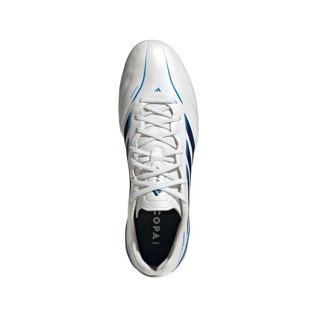 2026 New Arrival adidas Copa Pure IV Elite Firm Ground Men's Soccer Cleats - White/Blue wholesalehk.shop