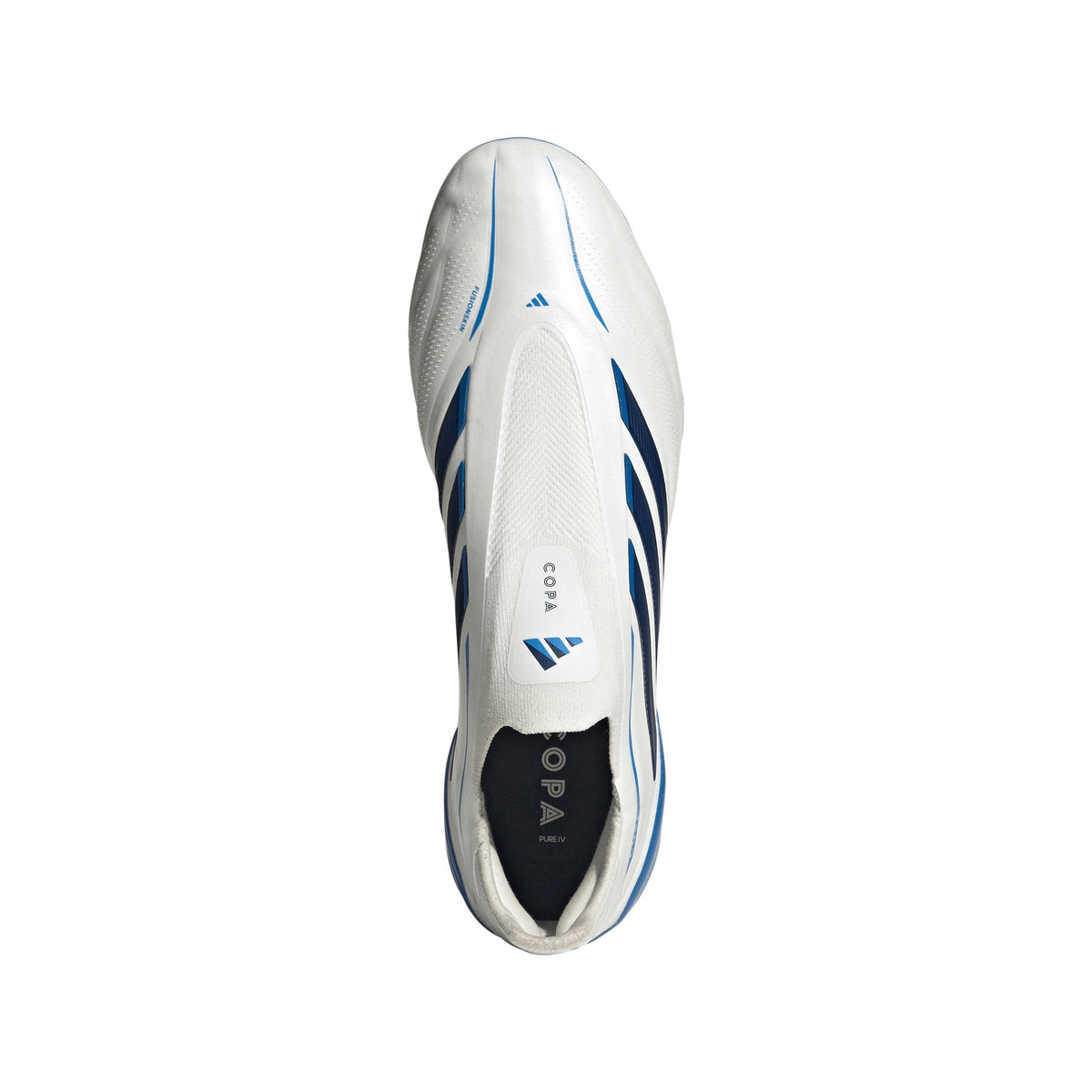 2026 New Arrival adidas Copa Pure IV Elite Laceless Firm Ground Men's Soccer Cleats - White/Blue wholesalehk.shop
