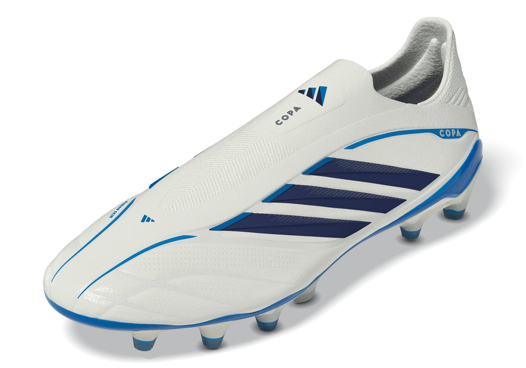 2026 New Arrival adidas Copa Pure IV Elite Laceless Firm Ground Men's Soccer Cleats - White/Blue wholesalehk.shop