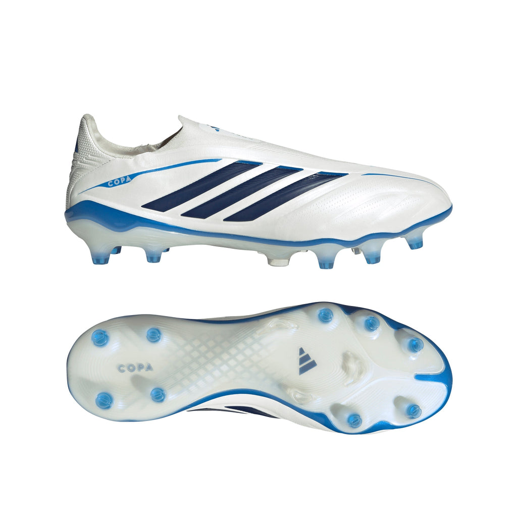2026 New Arrival adidas Copa Pure IV Elite Laceless Firm Ground Men's Soccer Cleats - White/Blue wholesalehk.shop