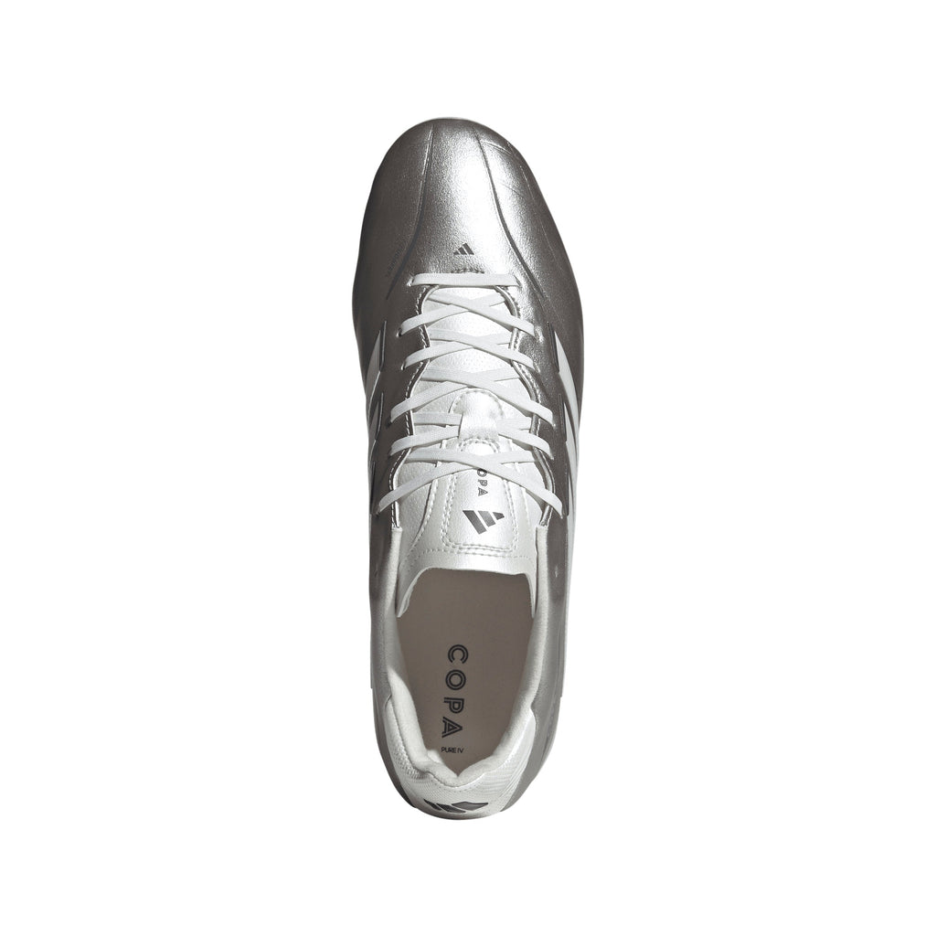 2026 New Arrival adidas Copa Pure IV League FG Firm Ground Men's Soccer Cleats - Metal Silver wholesalehk.shop