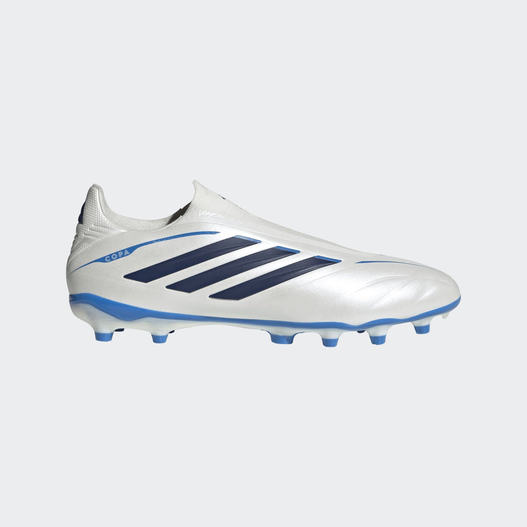 2026 New Arrival adidas Copa Pure IV League Laceless Firm Ground Men's Soccer Cleats -White/Blue wholesalehk.shop
