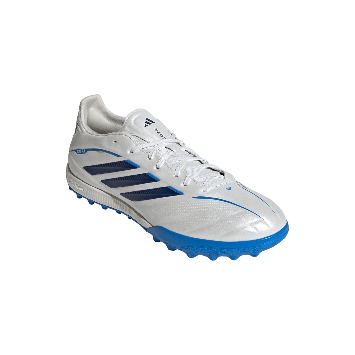 2026 New Arrival adidas Copa Pure IV Pro Turf Men's Soccer Cleats - White/Blue wholesalehk.shop