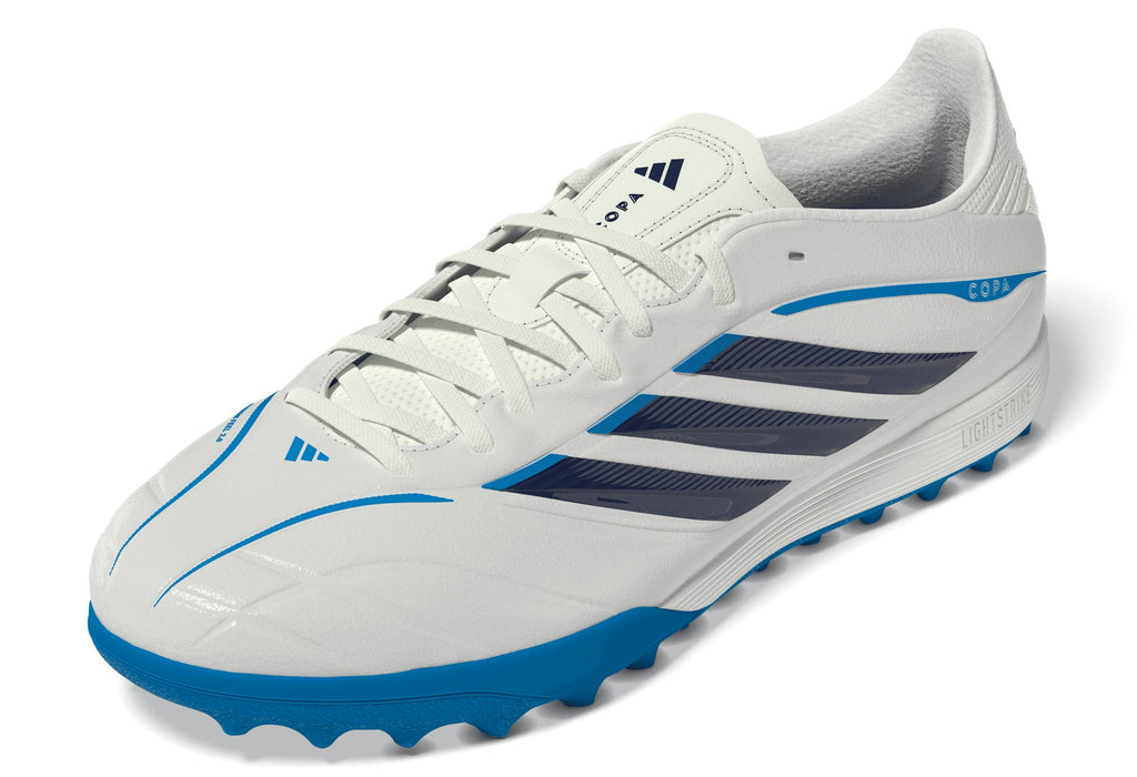 2026 New Arrival adidas Copa Pure IV Pro Turf Men's Soccer Cleats - White/Blue wholesalehk.shop