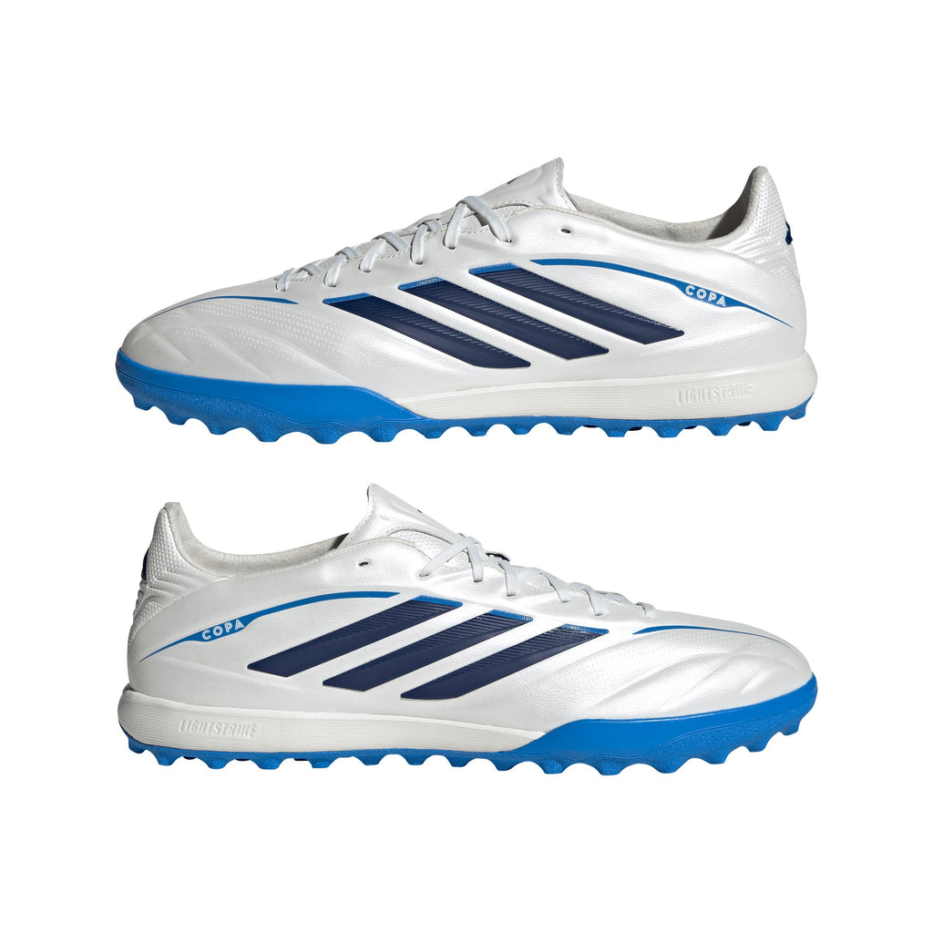 2026 New Arrival adidas Copa Pure IV Pro Turf Men's Soccer Cleats - White/Blue wholesalehk.shop