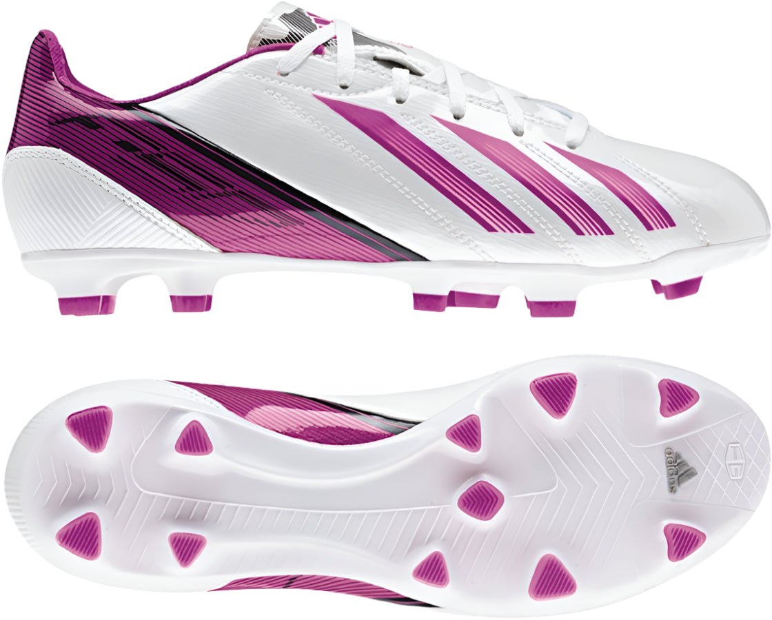 2026 New Arrival adidas F10 Trx FG Firm Ground Women's Cleats - White/Vivid Pink wholesalehk.shop