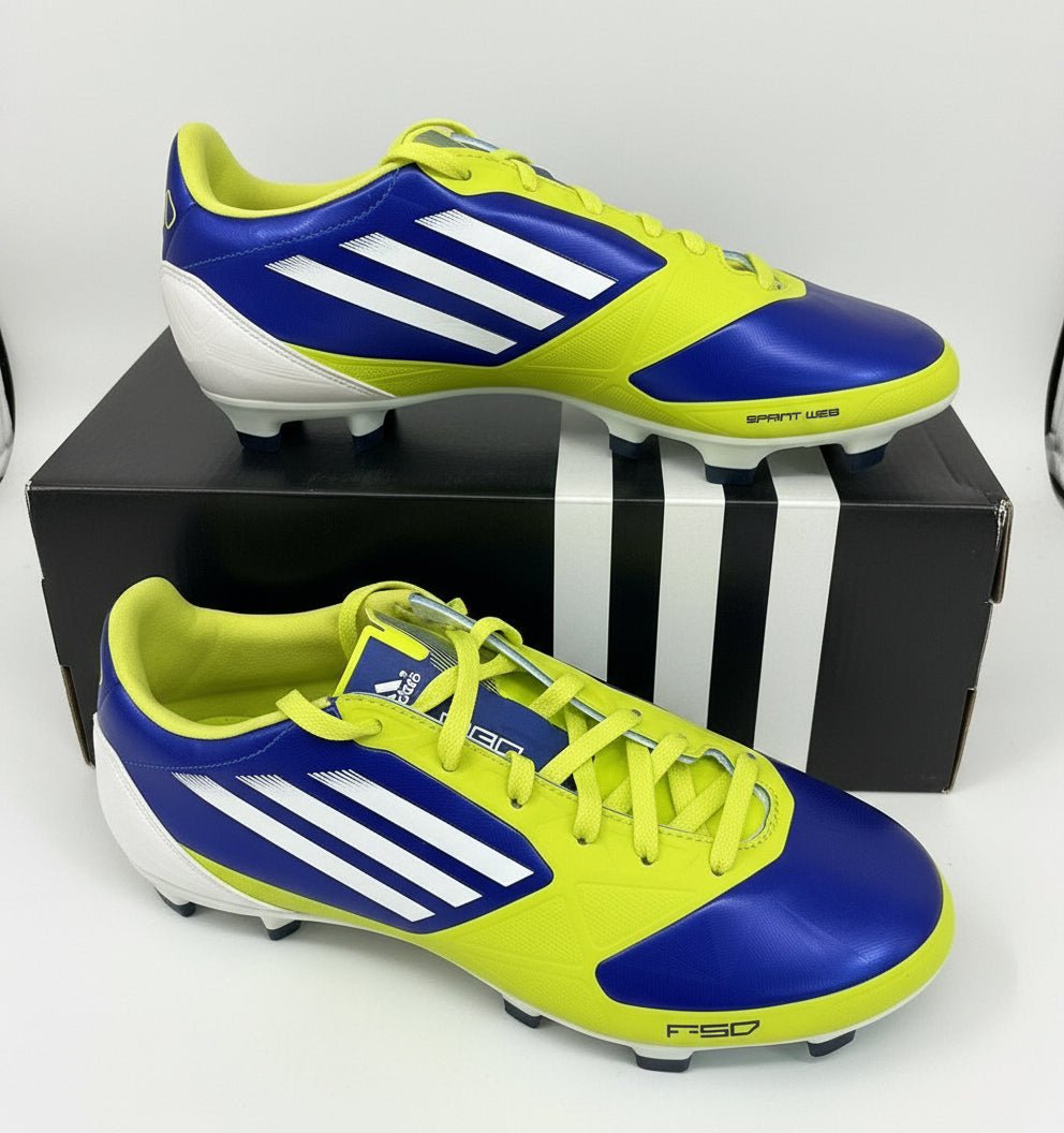 2026 New Arrival adidas F30 TRX FG Firm Ground Women's Soccer Cleats - Blue/Lime wholesalehk.shop
