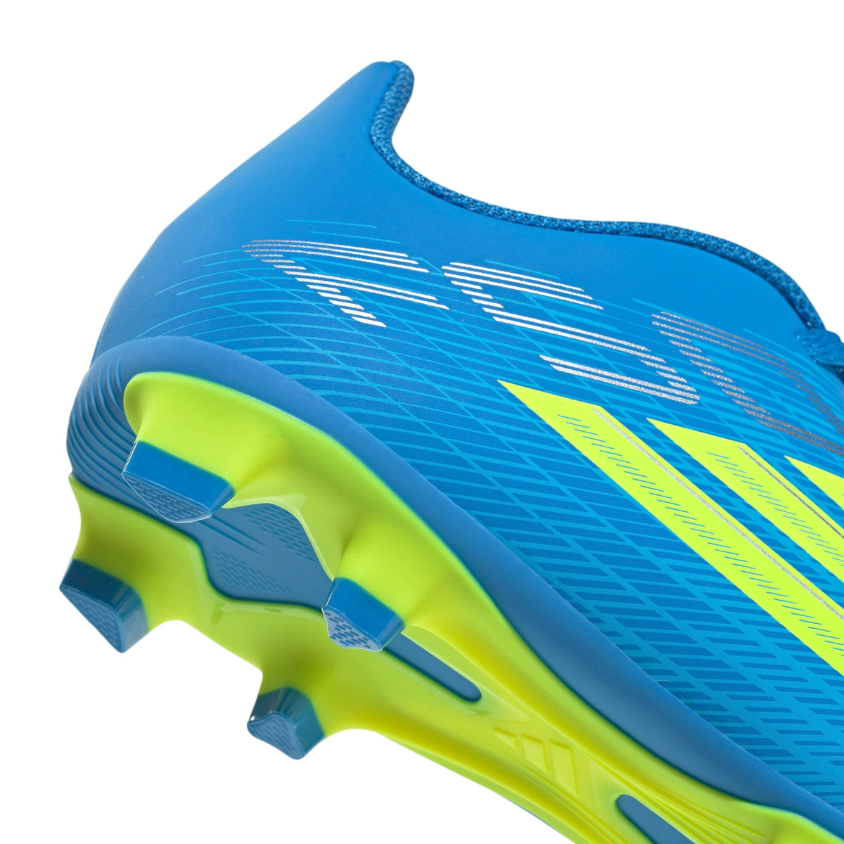 2026 New Arrival adidas F50 Club FG/MG Firm Ground/Multi Ground Youth Soccer Cleats - Blue/Yellow/Aqua wholesalehk.shop