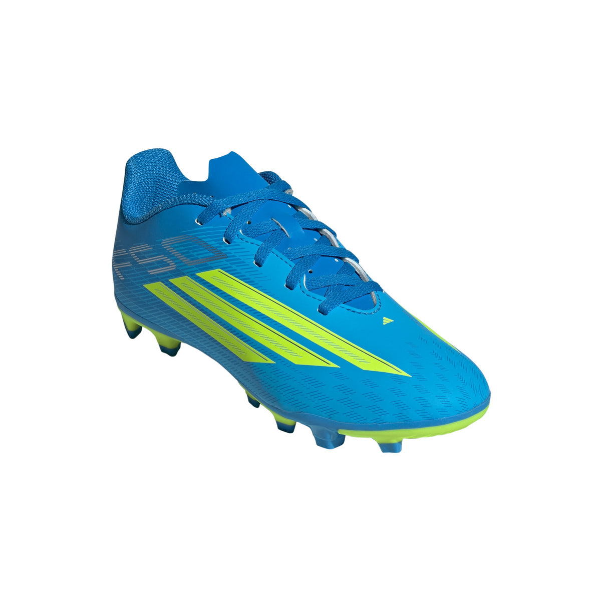 2026 New Arrival adidas F50 Club FG/MG Firm Ground/Multi Ground Youth Soccer Cleats - Blue/Yellow/Aqua wholesalehk.shop