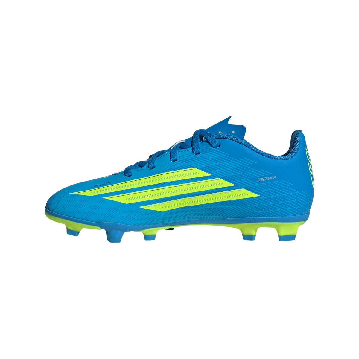 2026 New Arrival adidas F50 Club FG/MG Firm Ground/Multi Ground Youth Soccer Cleats - Blue/Yellow/Aqua wholesalehk.shop