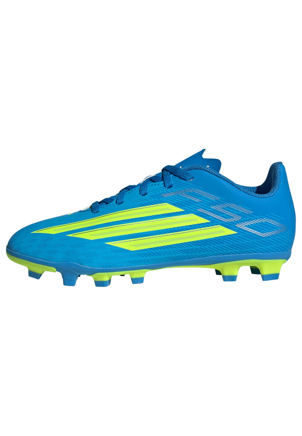 2026 New Arrival adidas F50 Club FG/MG Firm Ground/Multi Ground Youth Soccer Cleats - Blue/Yellow/Aqua wholesalehk.shop