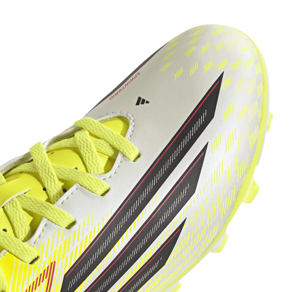 2026 New Arrival adidas F50 Club FG/MG Firm Ground/Multi Ground Youth Soccer Cleats - Yellow/Black/Red wholesalehk.shop