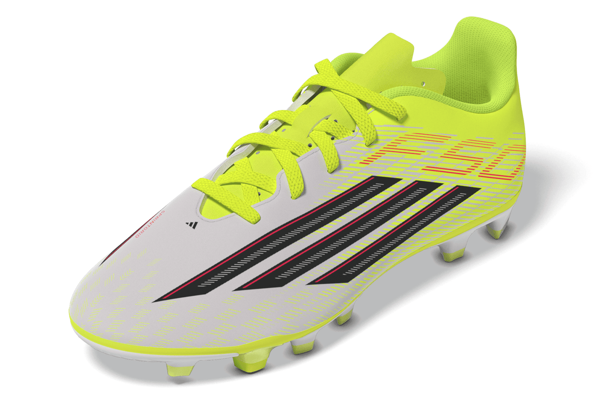 2026 New Arrival adidas F50 Club FG/MG Firm Ground/Multi Ground Youth Soccer Cleats - Yellow/Black/Red wholesalehk.shop