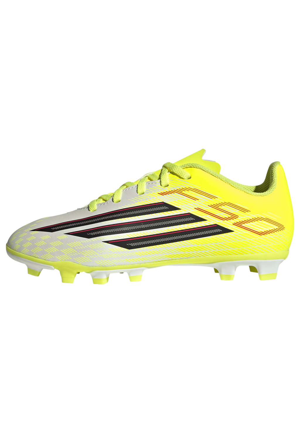 2026 New Arrival adidas F50 Club FG/MG Firm Ground/Multi Ground Youth Soccer Cleats - Yellow/Black/Red wholesalehk.shop