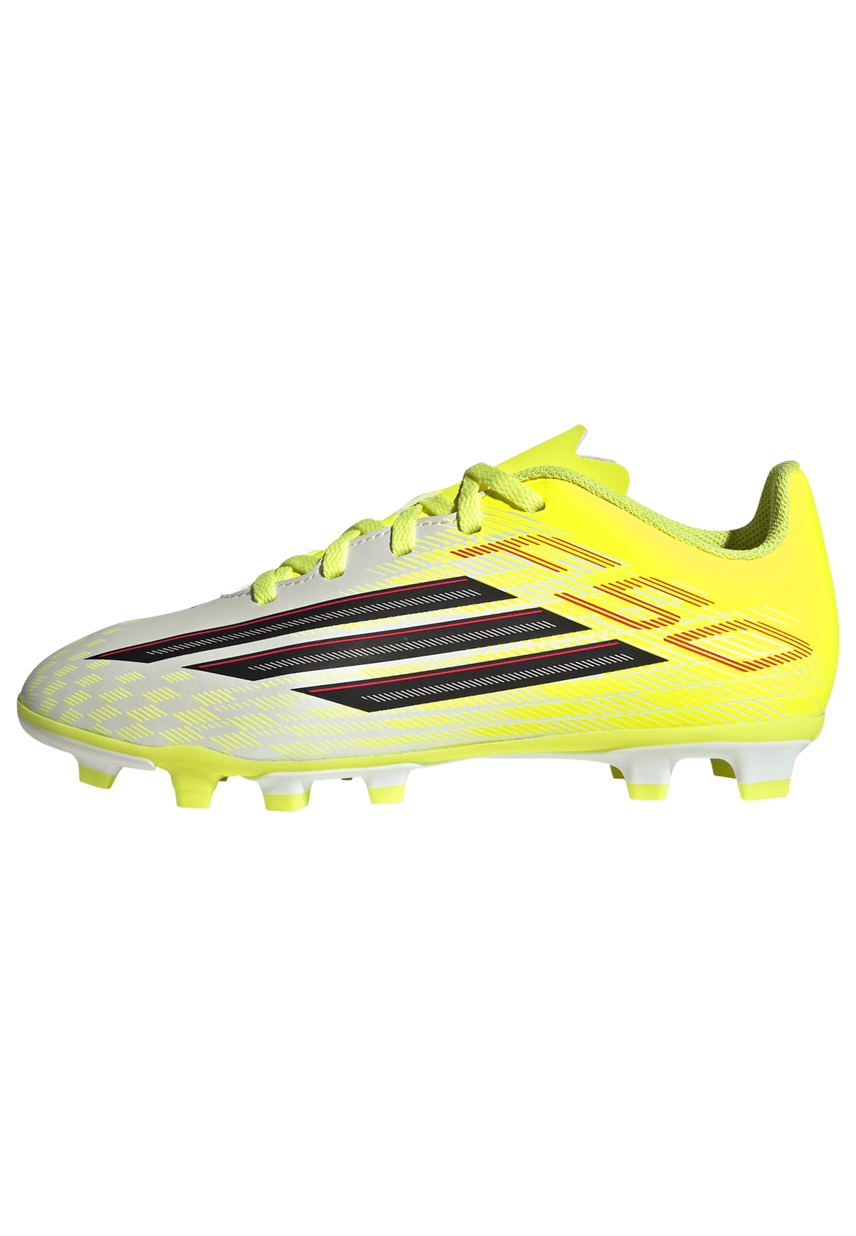 2026 New Arrival adidas F50 Club FG/MG Firm Ground/Multi Ground Youth Soccer Cleats - Yellow/Black/Red wholesalehk.shop