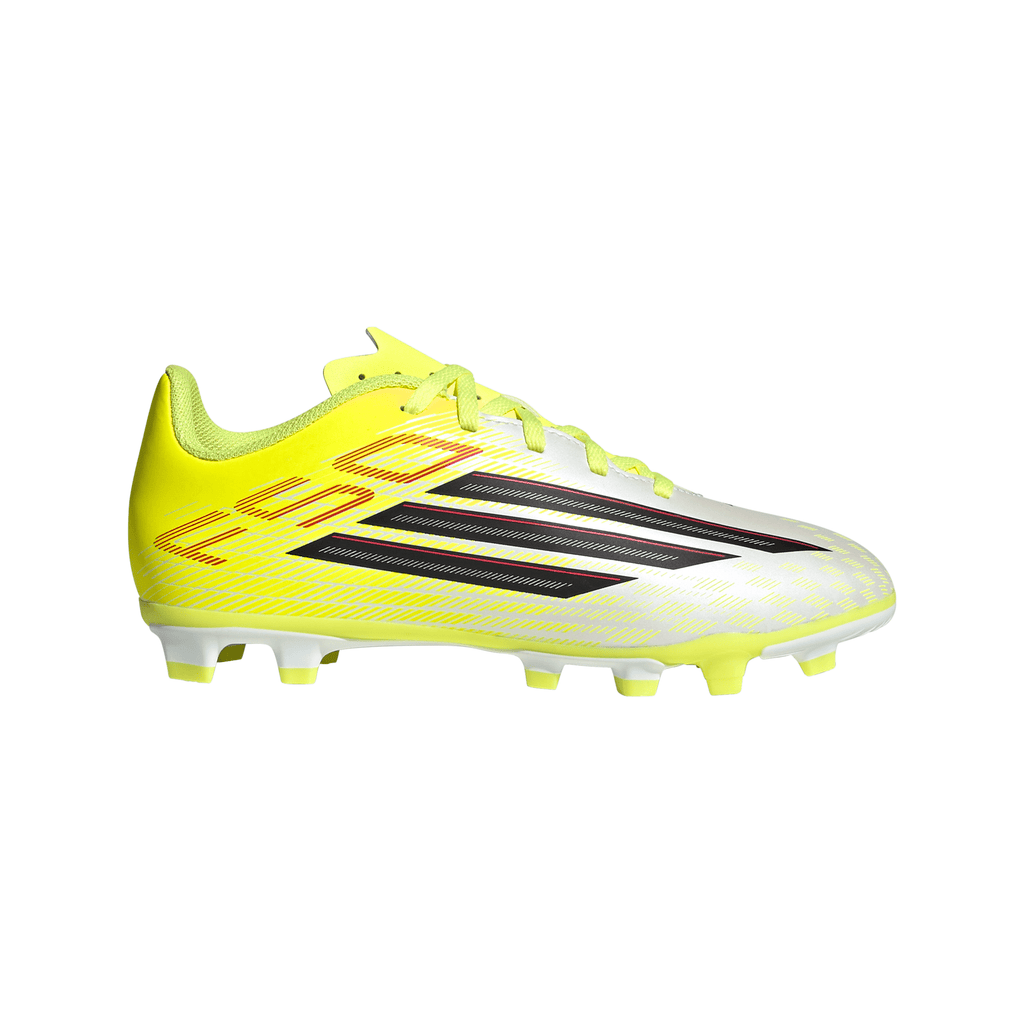 2026 New Arrival adidas F50 Club FG/MG Firm Ground/Multi Ground Youth Soccer Cleats - Yellow/Black/Red wholesalehk.shop