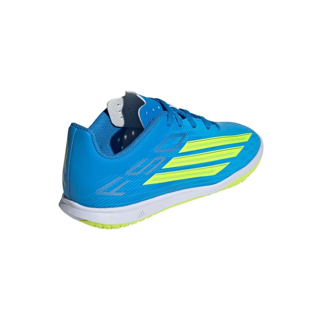2026 New Arrival adidas F50 Club IN Indoor Youth Soccer Shoes - Blue/Yellow/Aqua wholesalehk.shop
