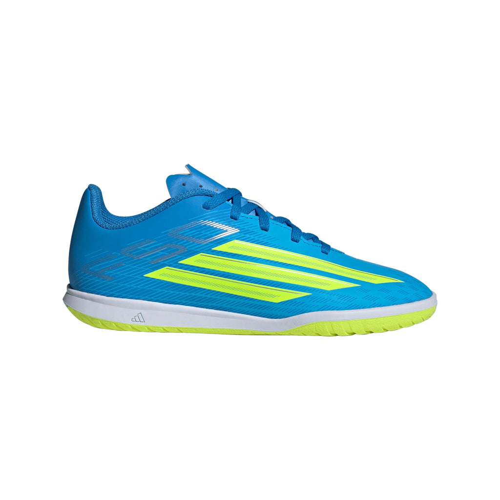 2026 New Arrival adidas F50 Club IN Indoor Youth Soccer Shoes - Blue/Yellow/Aqua wholesalehk.shop