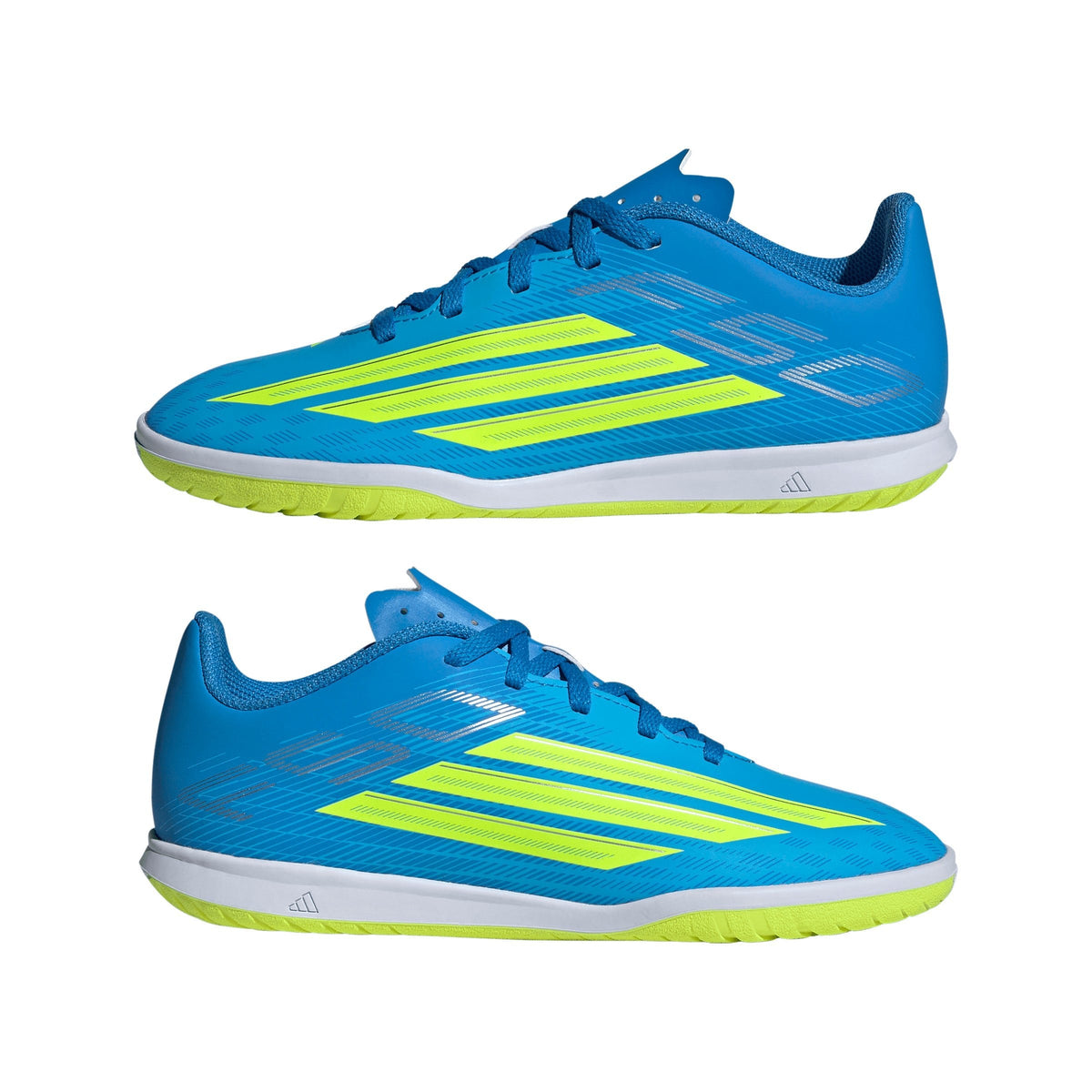 2026 New Arrival adidas F50 Club IN Indoor Youth Soccer Shoes - Blue/Yellow/Aqua wholesalehk.shop