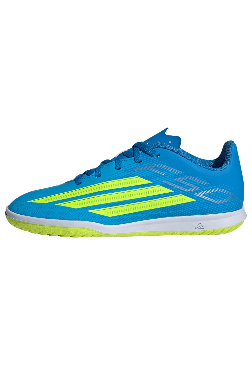 2026 New Arrival adidas F50 Club IN Indoor Youth Soccer Shoes - Blue/Yellow/Aqua wholesalehk.shop