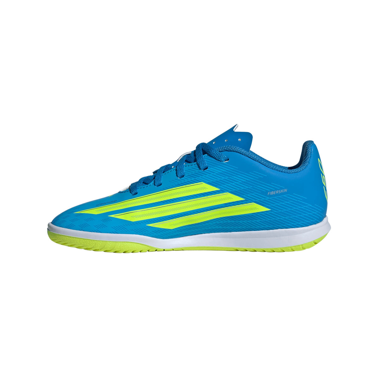 2026 New Arrival adidas F50 Club IN Indoor Youth Soccer Shoes - Blue/Yellow/Aqua wholesalehk.shop