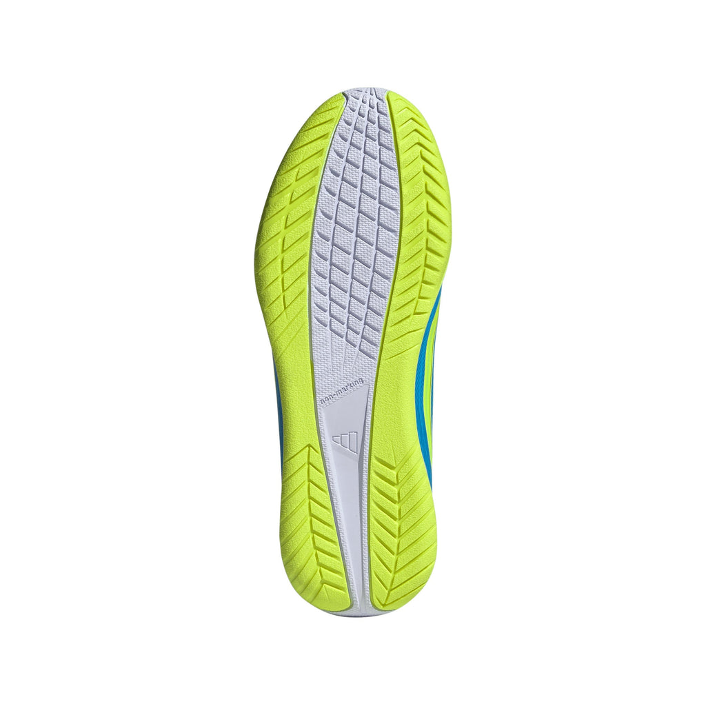 2026 New Arrival adidas F50 Club IN Indoor Youth Soccer Shoes - Blue/Yellow/Aqua wholesalehk.shop