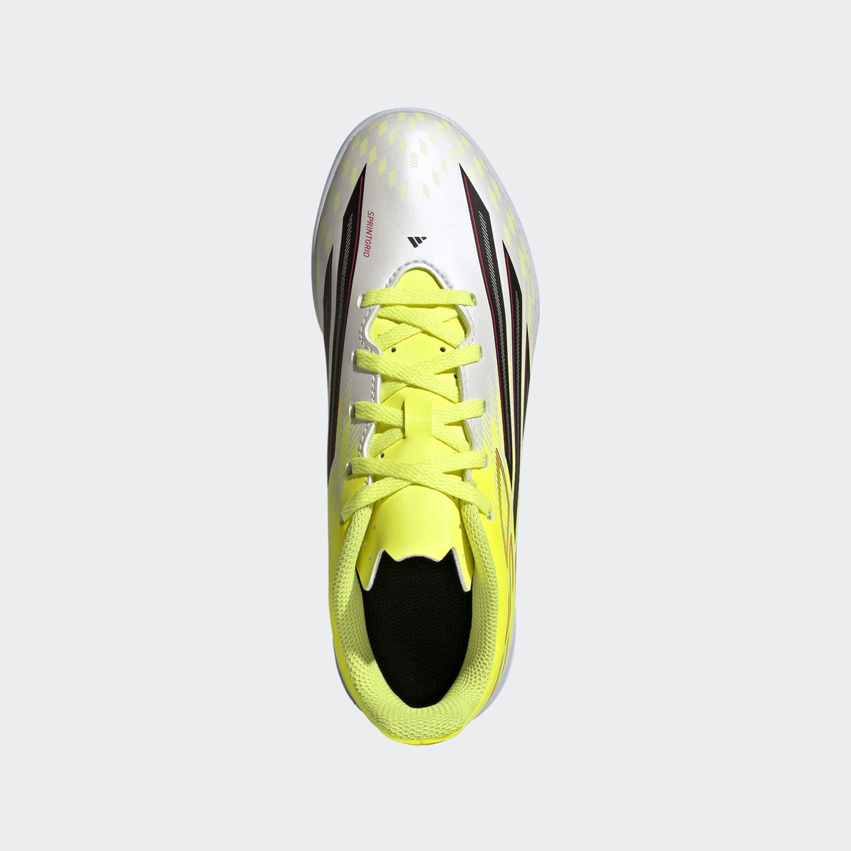 2026 New Arrival adidas F50 Club IN Indoor Youth Soccer Shoes - Solar Yellow/Black/Lucid Red wholesalehk.shop
